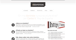 Desktop Screenshot of ddominios.com